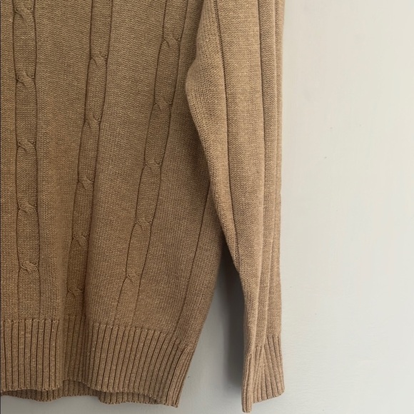 Men's Oscar De La Renta Tan Sweater - Picture 3 of 6